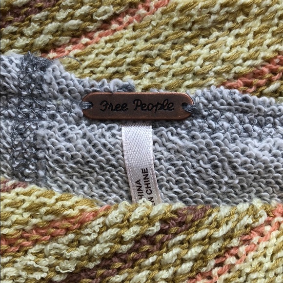 NWT Free People Catalina Pullover Soft Sunset Top - Picture 3 of 15